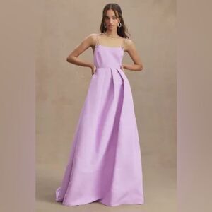 Anthropologie Sachin & Babi Gwen Pleated Embellished A-Line Gown/ size 6